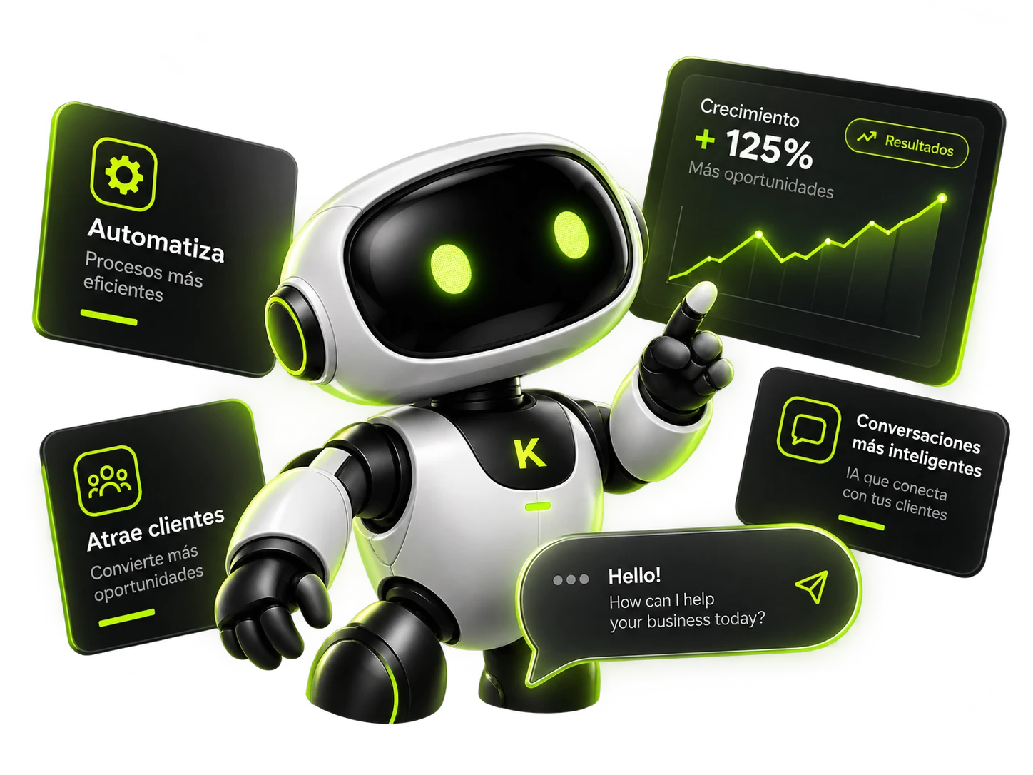 Visual del robot de automatización KREATIAX